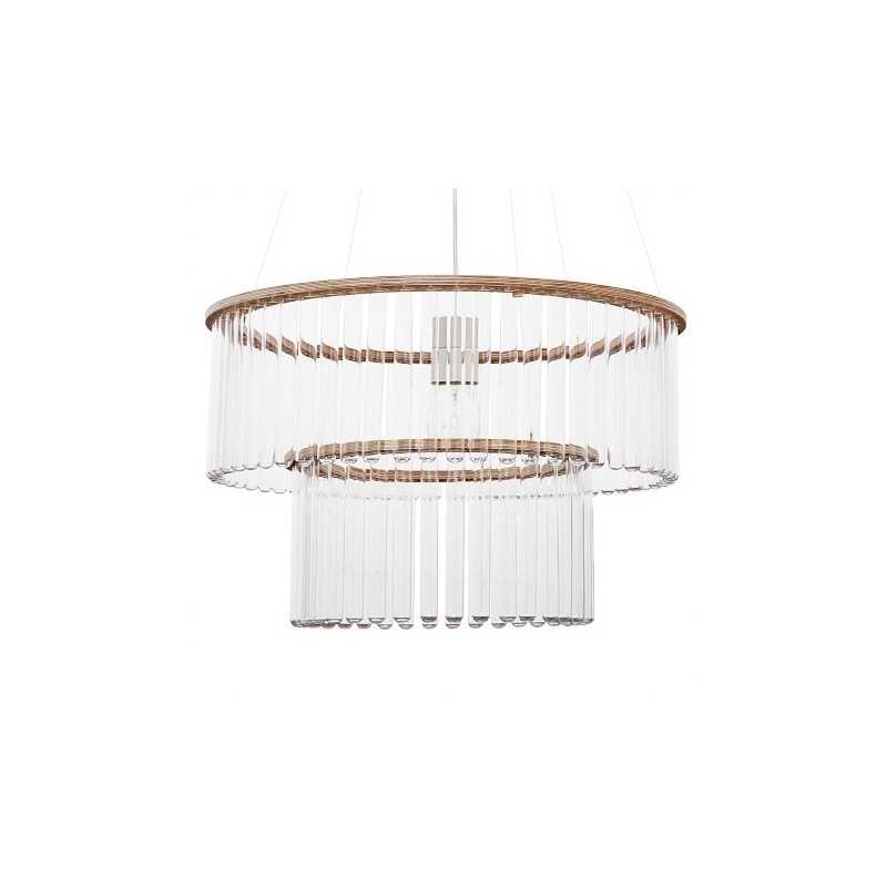 Maria SC Test Tube Double Chandelier - Natural