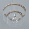 Maria SC Test Tube Double Chandelier - Natural