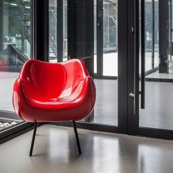 RM58 Armchair Classic Glossy Red by Vzor