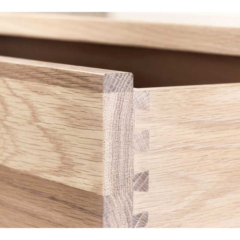 Wewood Scarpa Modern Solid Oak Sideboard
