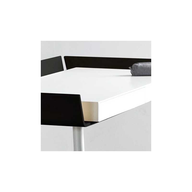 My Writing Desk 2 Drawers - Black & White Wood