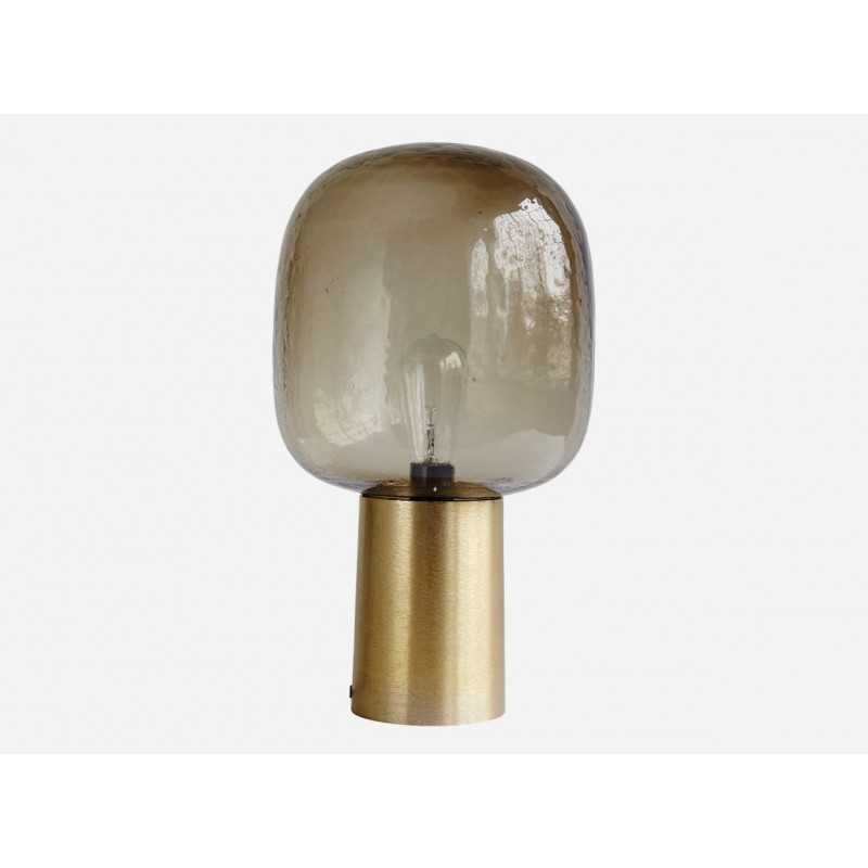 House Doctor Note Table Lamp Glass Brass
