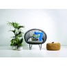 Vincent Sheppard Roy Cocoon Garden Chair Black with Cushion