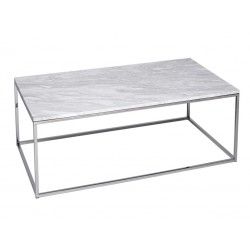 Kensal Rectangle Coffee Table with Marble Top