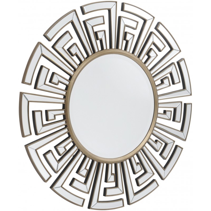Art Deco Round Mirror