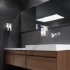 IP S1 Brushed Steel Wall Bathroom Lamp