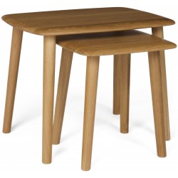 The Fifties Oak Nest of Tables