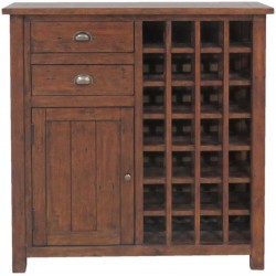 Reclaimed Pine Wine Cabinet
