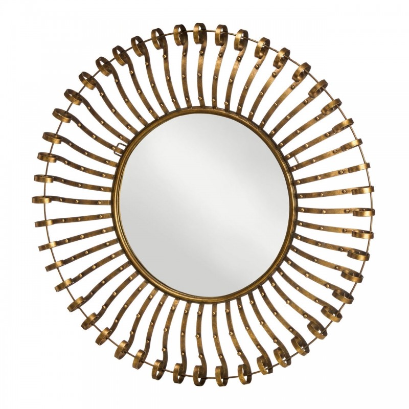 Cleopatra Mirror in Gold Finish