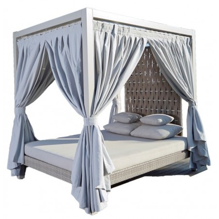 Skyline Design Strips Four Poster Outdoor Daybed