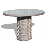 Skyline Design Strips Round 4 Seat Dining Table