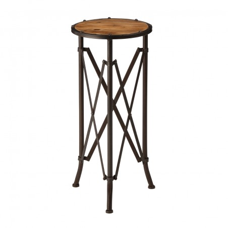Artisan Side Table with Fir Wood Top