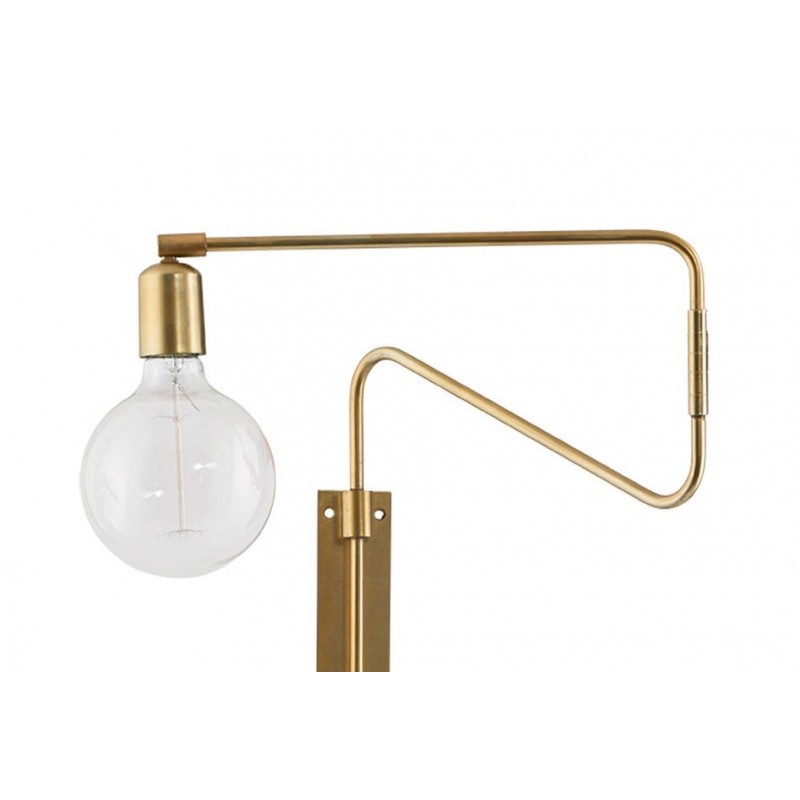 House Doctor Brass Swinging Wall Lamp