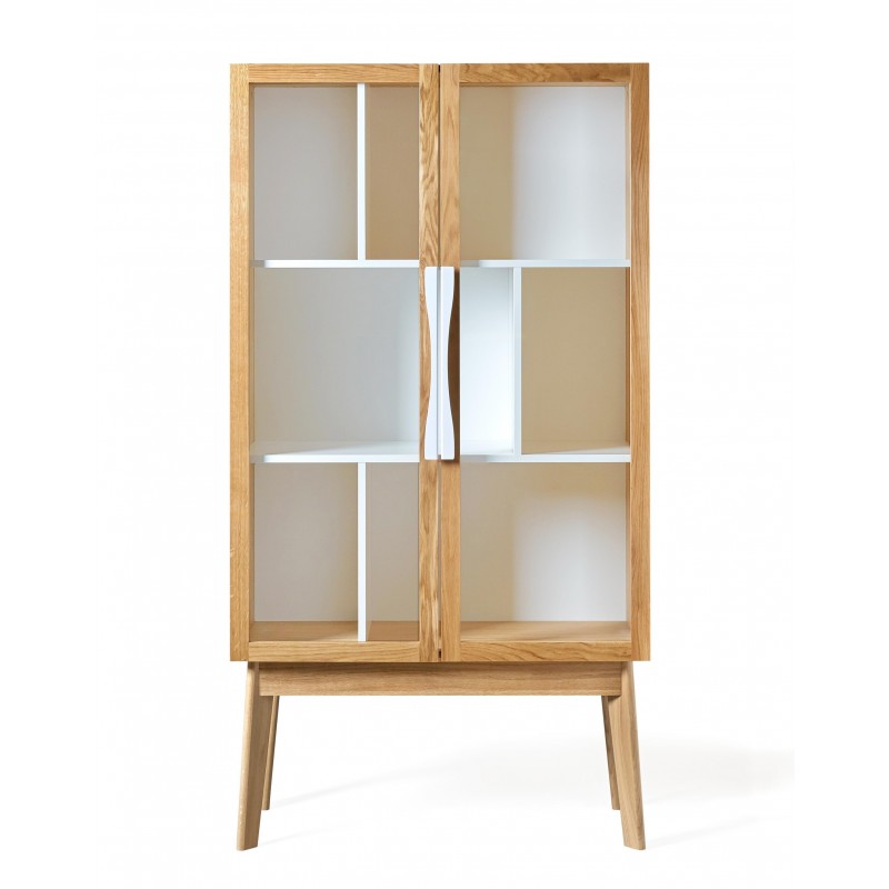 Woodman Avon Modern Display Cabinet White