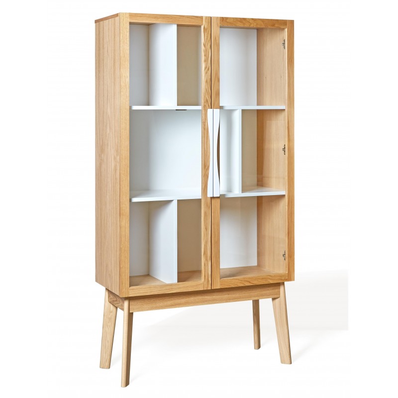 Woodman Avon Modern Display Cabinet White