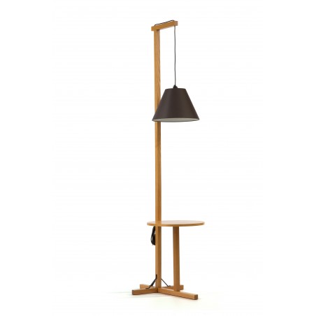 Usk Combined Floor Lamp & Table