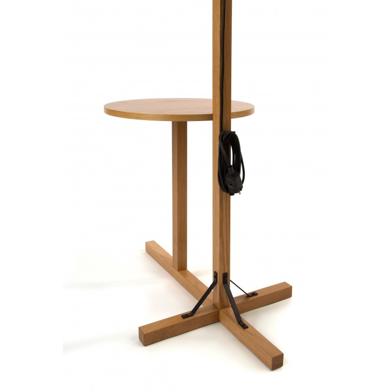 Woodman Usk Combined Floor Lamp & Table