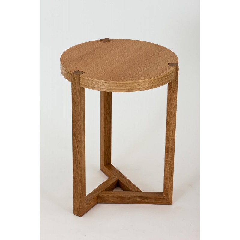 Woodman Brentwood Round Oak Side Table