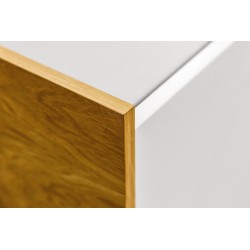 Woodman Farsta 2 Drawer White Oak Sideboard