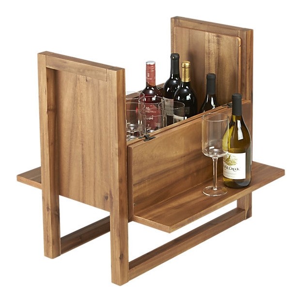 Mobiletto Grande Mini Bar in MDF e legno massello By WOODMAN