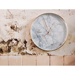 Cloudnola Structure Marble Wall Clock