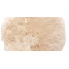 Hubsch Natural White Longhaired Sheepskin Seat Cushion