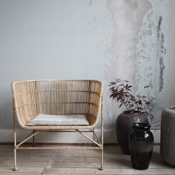 House Doctor Cuun Armchair in Natural Rattan