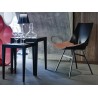 Rex Kralj Shell Dining Chair with Leather Seat