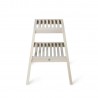 Wireworks Slatted Stool in Oyster Finish