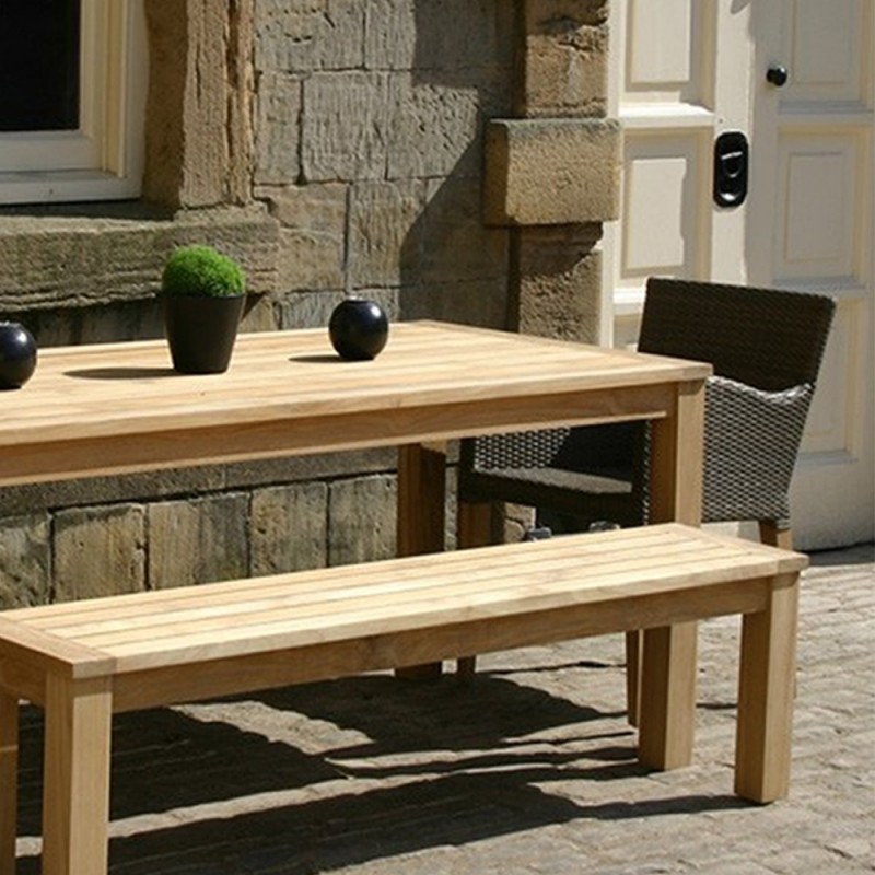 Positano Outdoor Dining Table in Teak 190cm