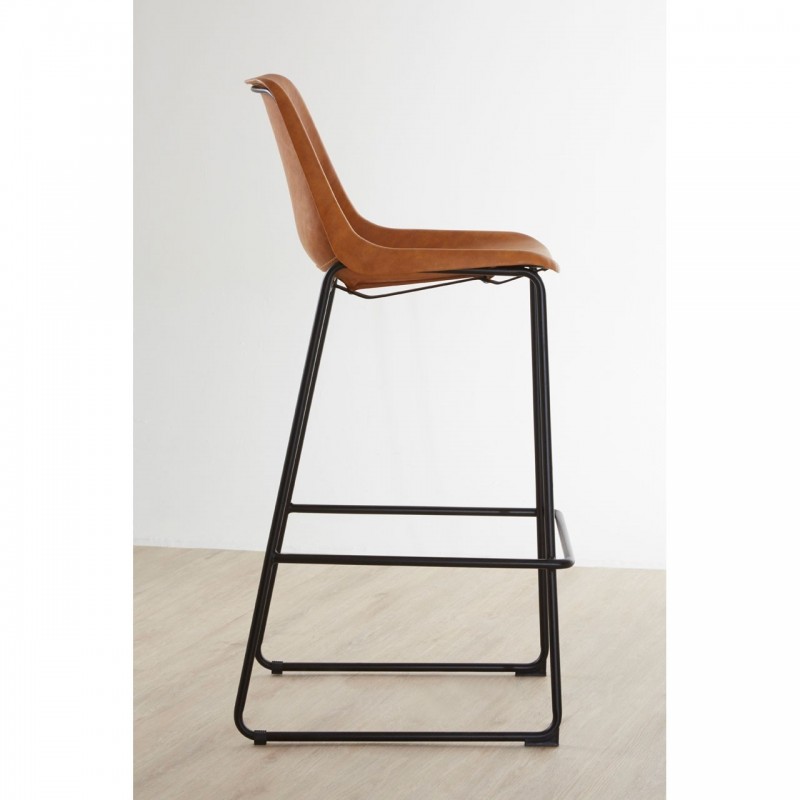 Dalston Bar Stool in Camel