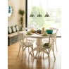 Dining Set in White Washed Wood