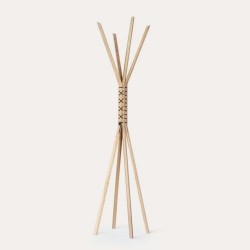 Wewood Cancan Coat Stand with Oak or Walnut Frame