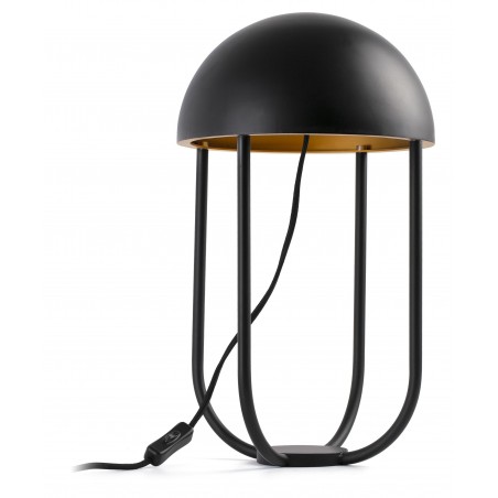 FARO Jellyfish Black And Gold Table Lamp ref. 24522