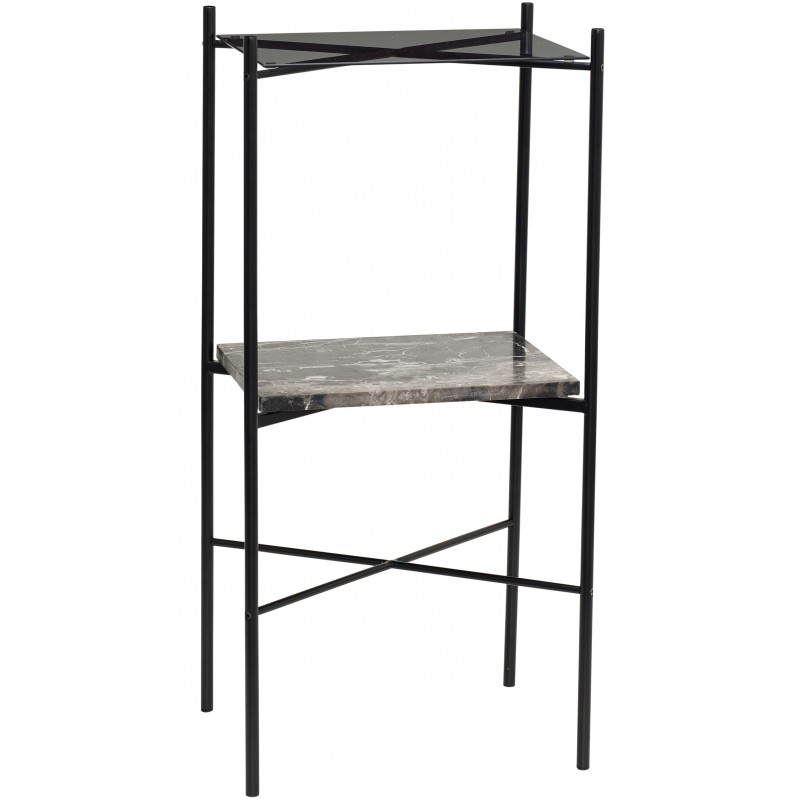 Hubsch Black Marble Console Table