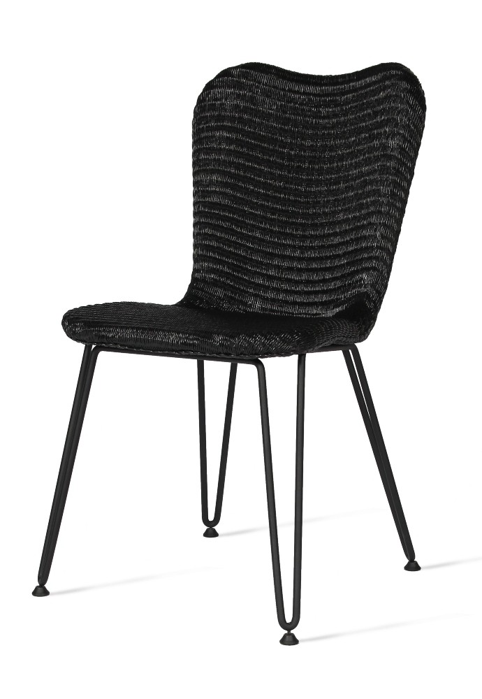 Vincent Sheppard Lilly Dining Chair, Black Hairpin Dining Chairs