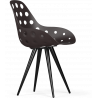 Kubikoff Black Angel Contract Dimple Shell Dining Chair