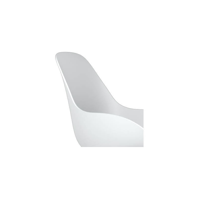 Kubikoff White Diamond Base Chair
