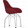 Kubikoff Chrome Diamond Base Chair | Fabric