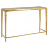 Richmond Console Table with Marble Top and Brass Frame