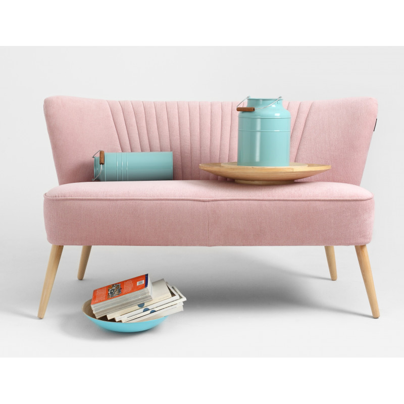 Custom Form 2 Seater Sofa Harry in Pink Meringue
