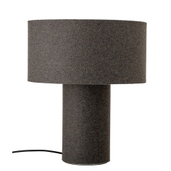 Bloomingville Table Lamp in Grey Wool