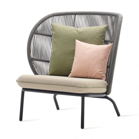 Vincent Sheppard Kodo Cocoon Lounge Chair | Grey Almond Combo