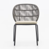Vincent Sheppard Grey Kodo Dining Chair | Almond Seat Cushion