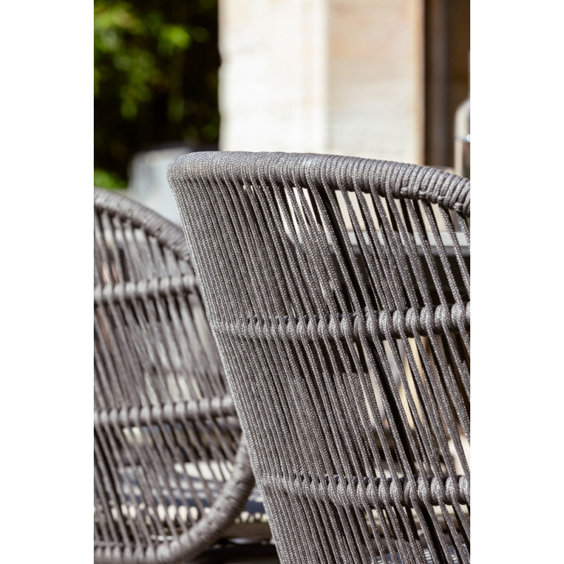 Vincent Sheppard Grey Kodo Dining Chair | Almond Seat Cushion