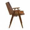 Rex Kralj Shell Wood Lounge Chair With Arms