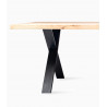 Vincent Sheppard Achille Dining Table with Black Cross Base