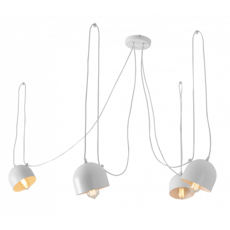 Custom Form POPO 4 Pendant Lamp white Color