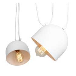 Custom Form POPO 2 Pendant Lamp white Color