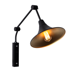 Custom Form Miller Wall Lamp Black